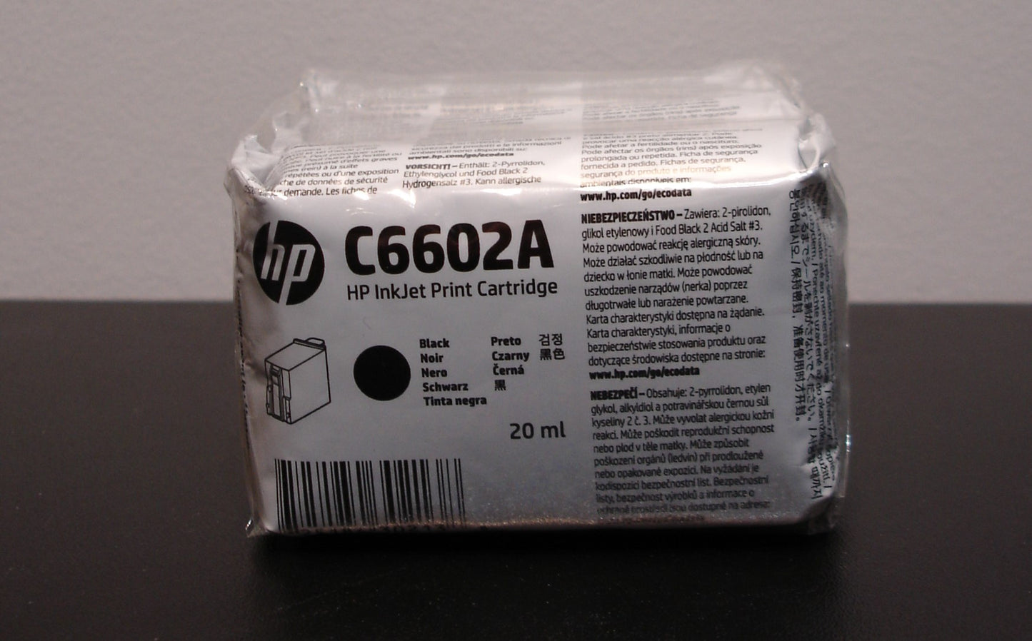 Cartouche à jet d'encre HPC6602A à haut rendement.