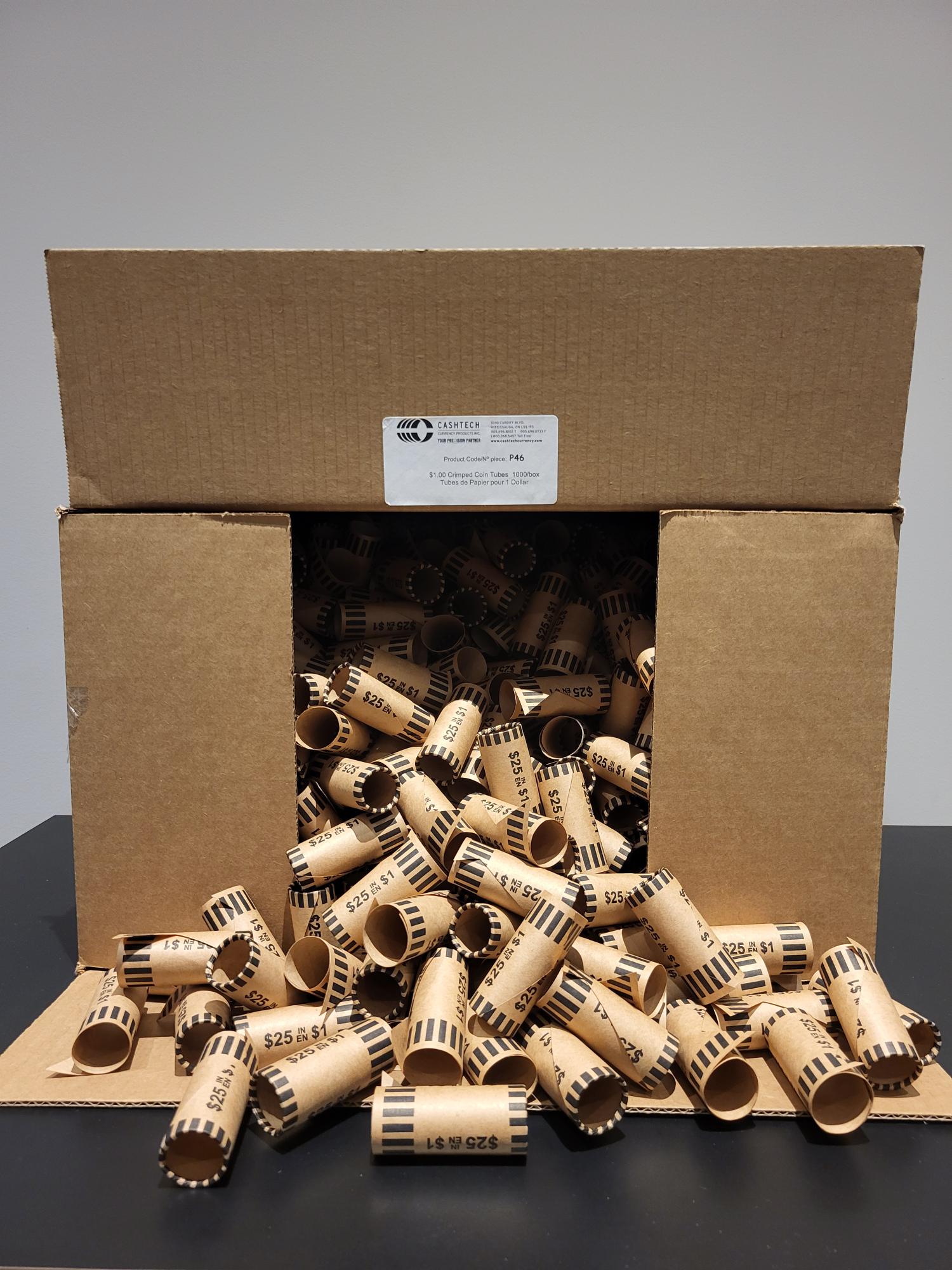 P46 P46 Coin tubes -1.00 – CashTech Currency Products